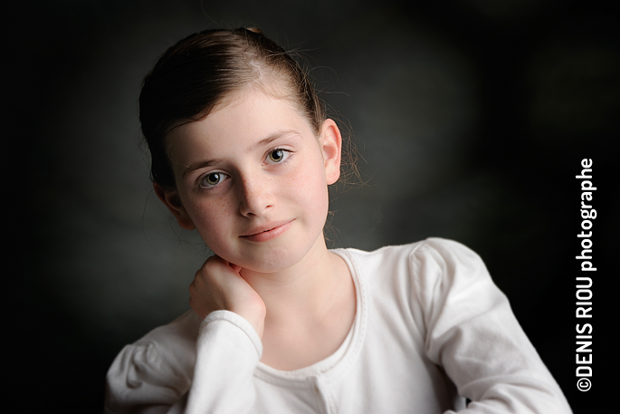 Pauline portrait en studio