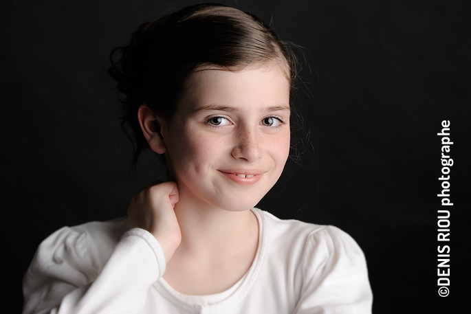 Pauline portrait en studio