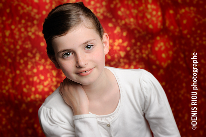 Pauline portrait en studio