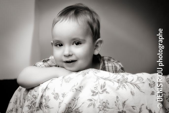 Portrait en studio avec Milan