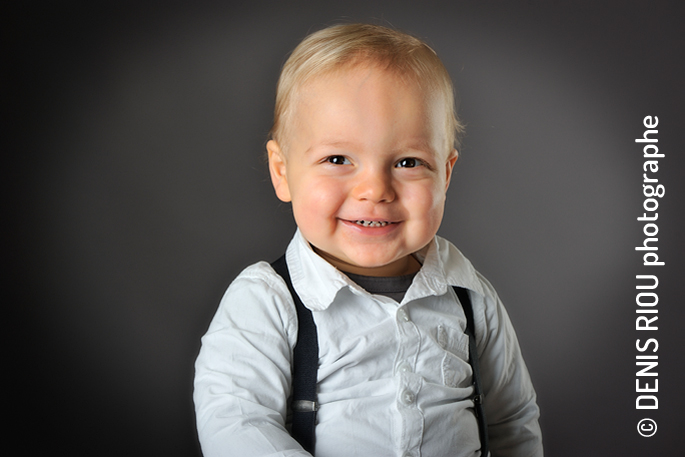 Portrait enfant en studio