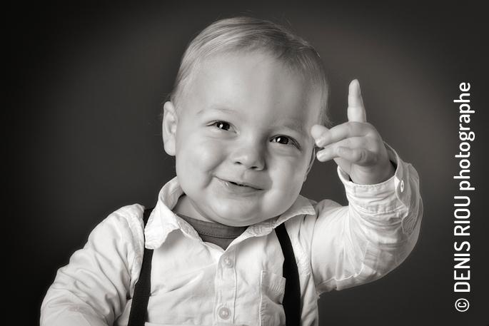 Portrait enfant en studio