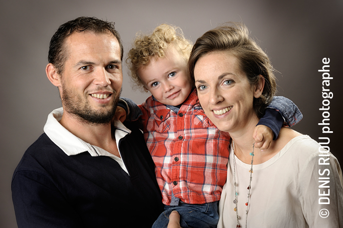 Portrait famille en studio