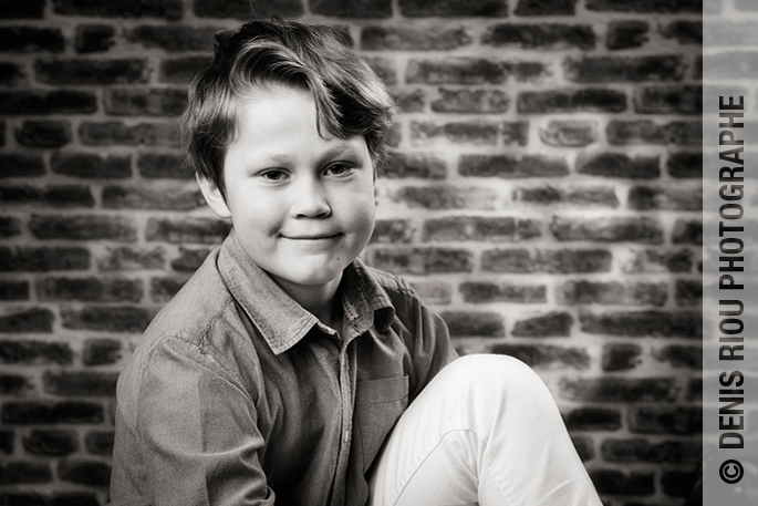 portraits enfants en studio