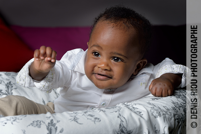 Portrait enfant en studio