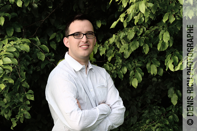 Portrait dans un parc