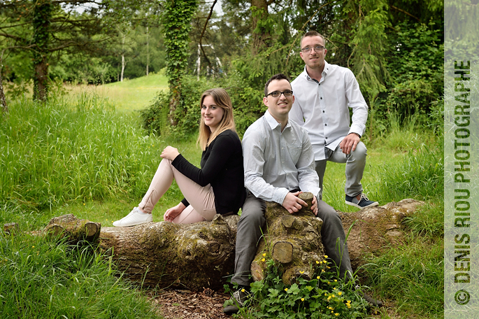 Portrait dans un parc