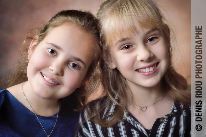 portrait en studio, les filles