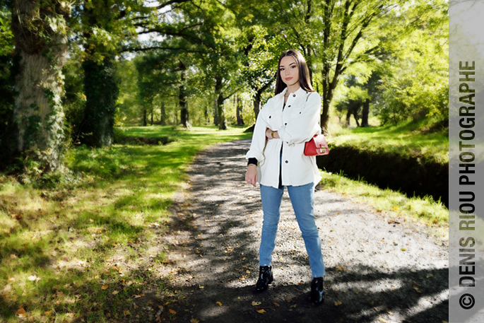 Chloé, portrait extérieur